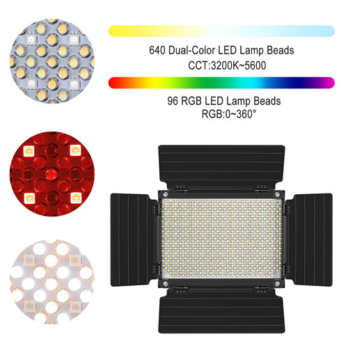 Luz Led RGB GVM-1000D - Imagen 9