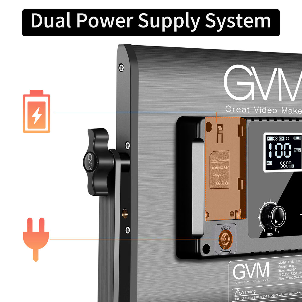 Luz Led RGB GVM-1000D - Imagen 4