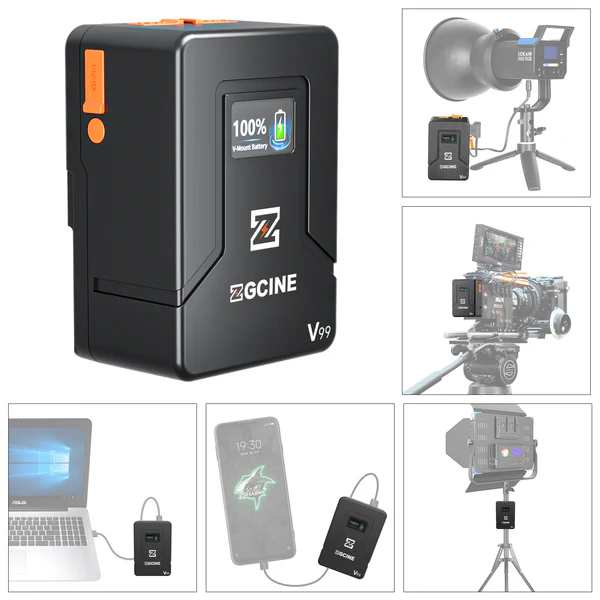 BATERÍA ZGCINE ZG-V99 V-MOUNT - Imagen 7