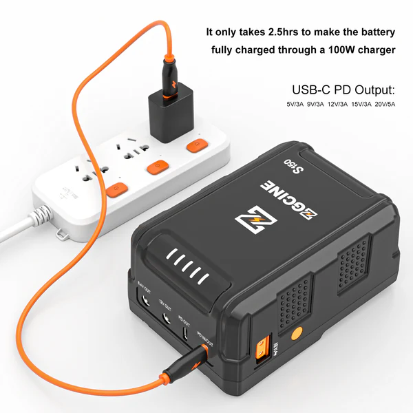 Batería de montaje en V ZGCINE ZG-S150 - Imagen 6