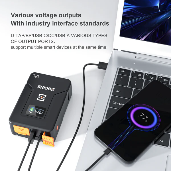 BATERÍA ZGCINE ZG-V50 V-MOUNT - Imagen 4