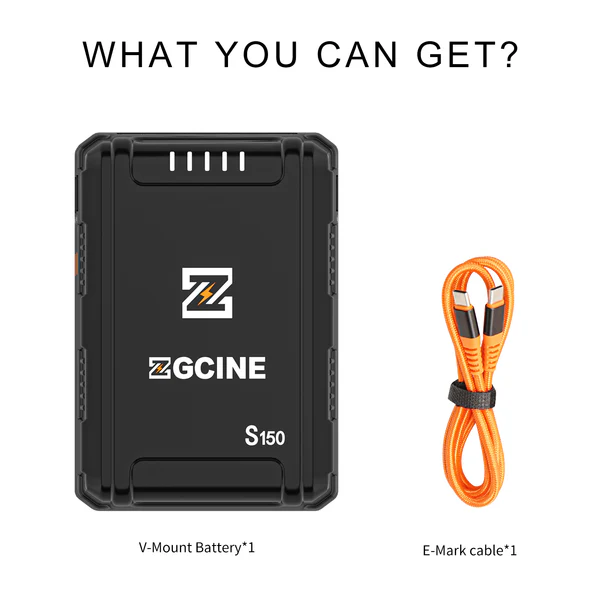 Batería de montaje en V ZGCINE ZG-S150 - Imagen 2