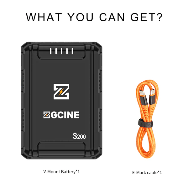 Batería de montaje en V ZGCINE ZG-S200 - Imagen 3
