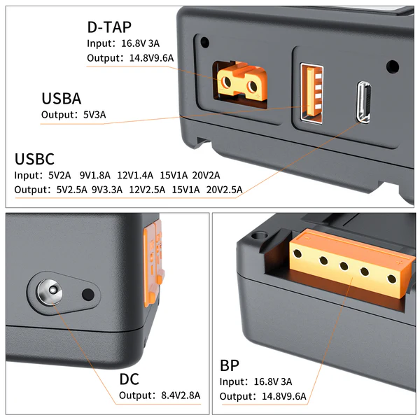 BATERÍA ZGCINE ZG-V50 V-MOUNT - Imagen 6